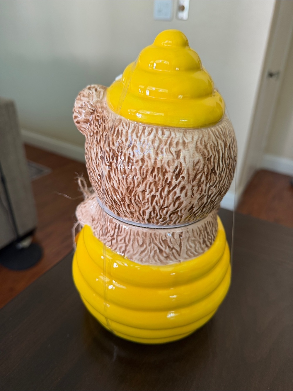 NWT Teddy Bear Beehive Cookie Jar - Picture 3 of 5